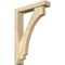 Ekena Millwork Imperial Block Rough Sawn Bracket w/ Offset Brace, Douglas Fir, 4"W x 18"D x 26"H BKT0402X18X26IMP05RDF - alternate 1